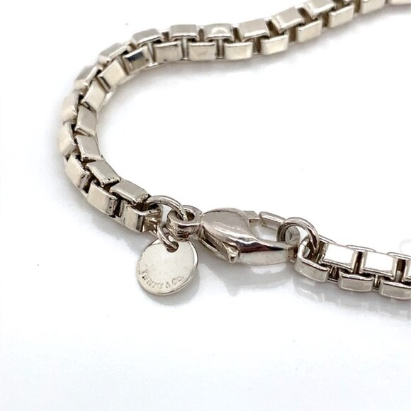 Tiffany & Co. Sterling Silver Venetian Box Chain Bracelet - Picture 3 of 4